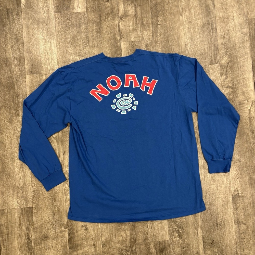 Noah NYC T Shirt Men's 2XL Long Sleeve Blue Skate Grunge Y2K Always Do